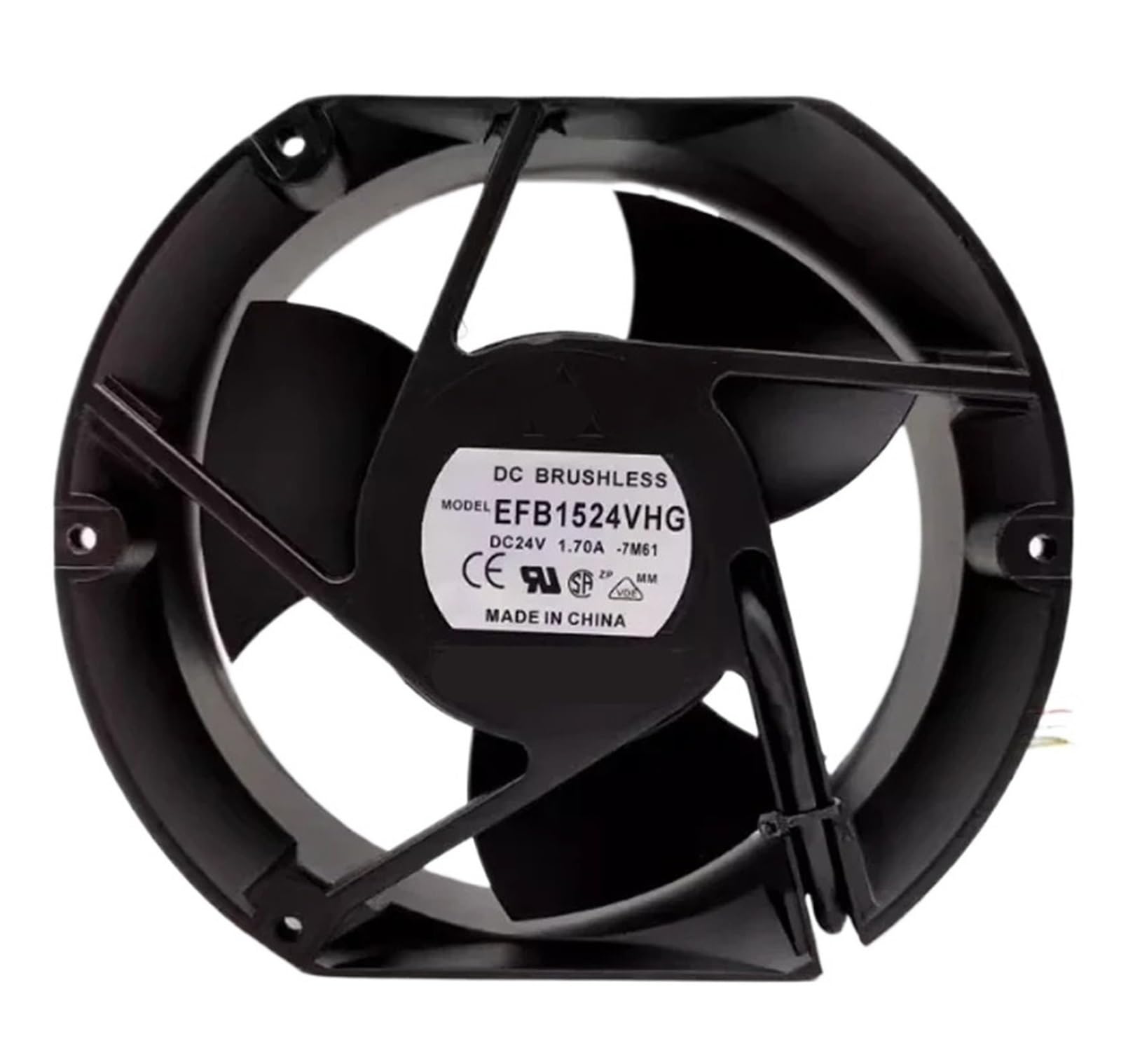 ZBWZXBDJ 17CM 17050 24V 1.70A EFB1524VHG 24V Waterproof Fan(2-wire)