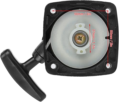 Miniatura 3 de POCREATION Arrancador de motor de 23 CC Mini Moto Quad Start cable de aleación fácil de parte motor de motocicleta arranque manual con recortadora