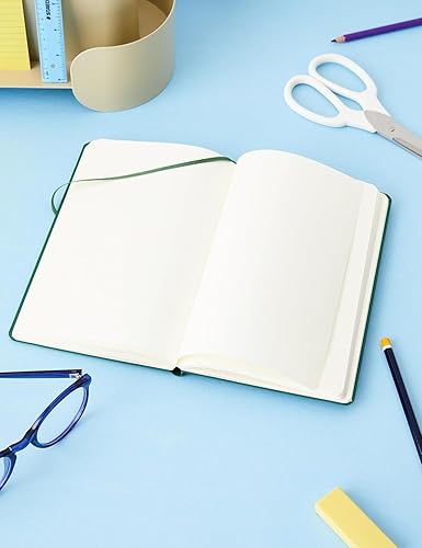 Miniatura 4 de Moleskine Cuaderno clásico, tapa dura, grande (5 x 8.25 pulgadas), punteado, verde mirto, 240 páginas