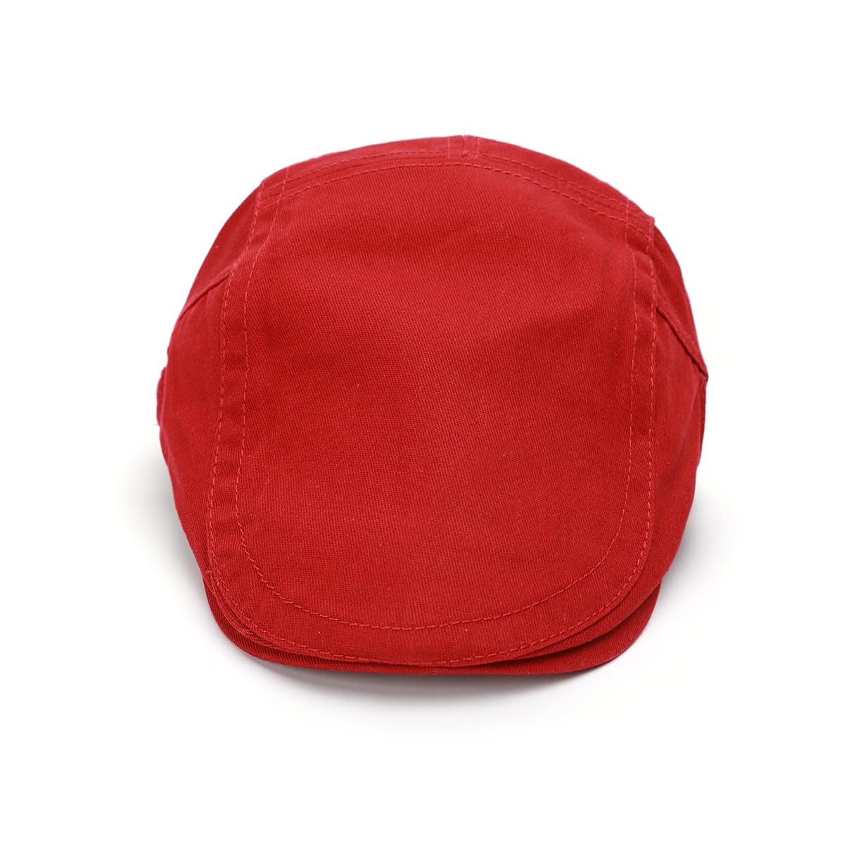Leucos Ticte Men Women Ivy Cap Cotton Newsboy Hat Flat Cap Red