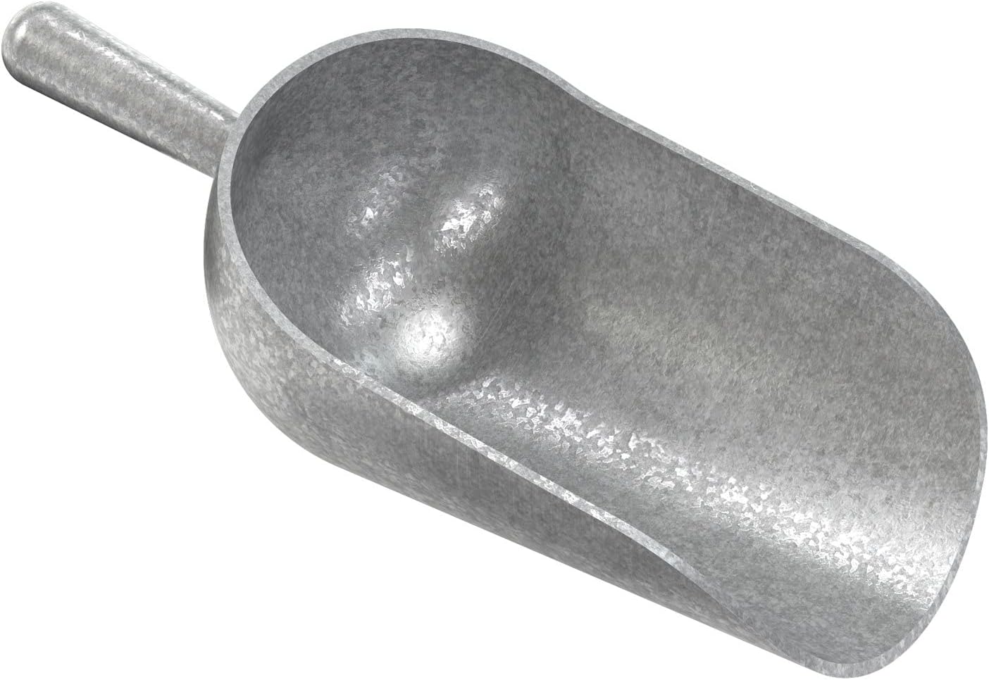 Bon Slump/Stucco Scoop – Heavy Duty Cast Aluminum 1 Quart Concrete, Mortar, and Stucco Mixing Scoop with Rounded Mouth for Easy Pouring and Durable Professional Masonry Use