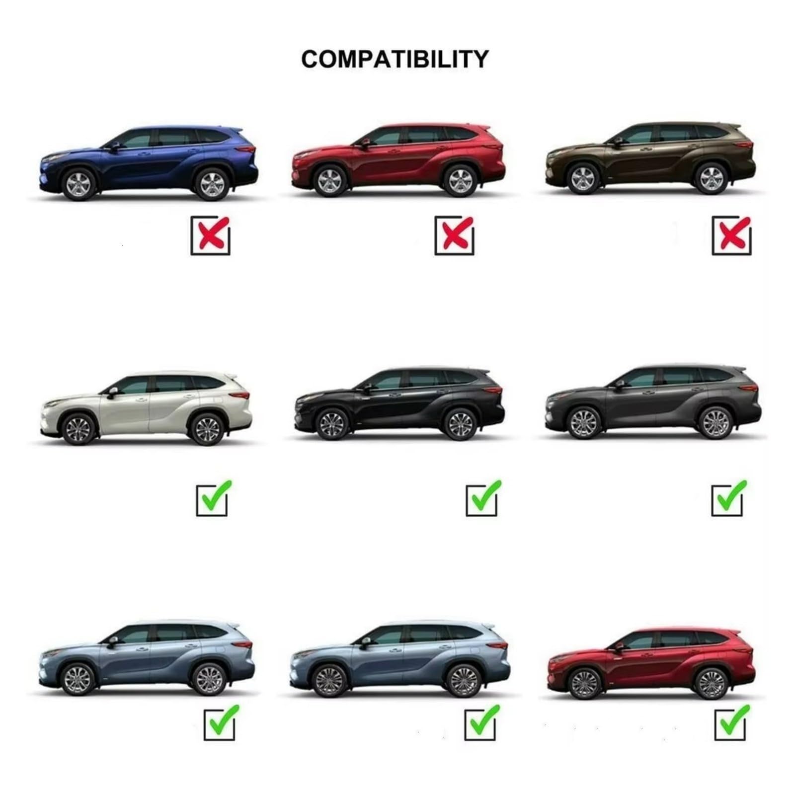 Portaequipajes Vehículos para Toyota para Highlander para Kluger