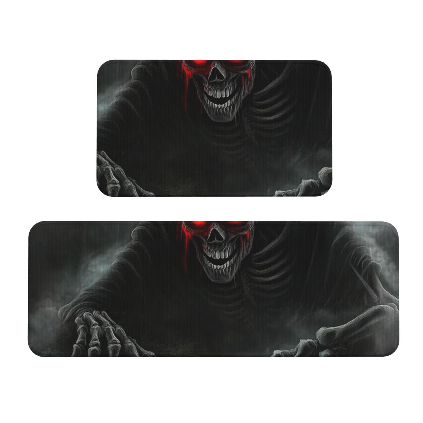 Juego de 2 tapetes de cocina antideslizantes y decorativos para el hogar