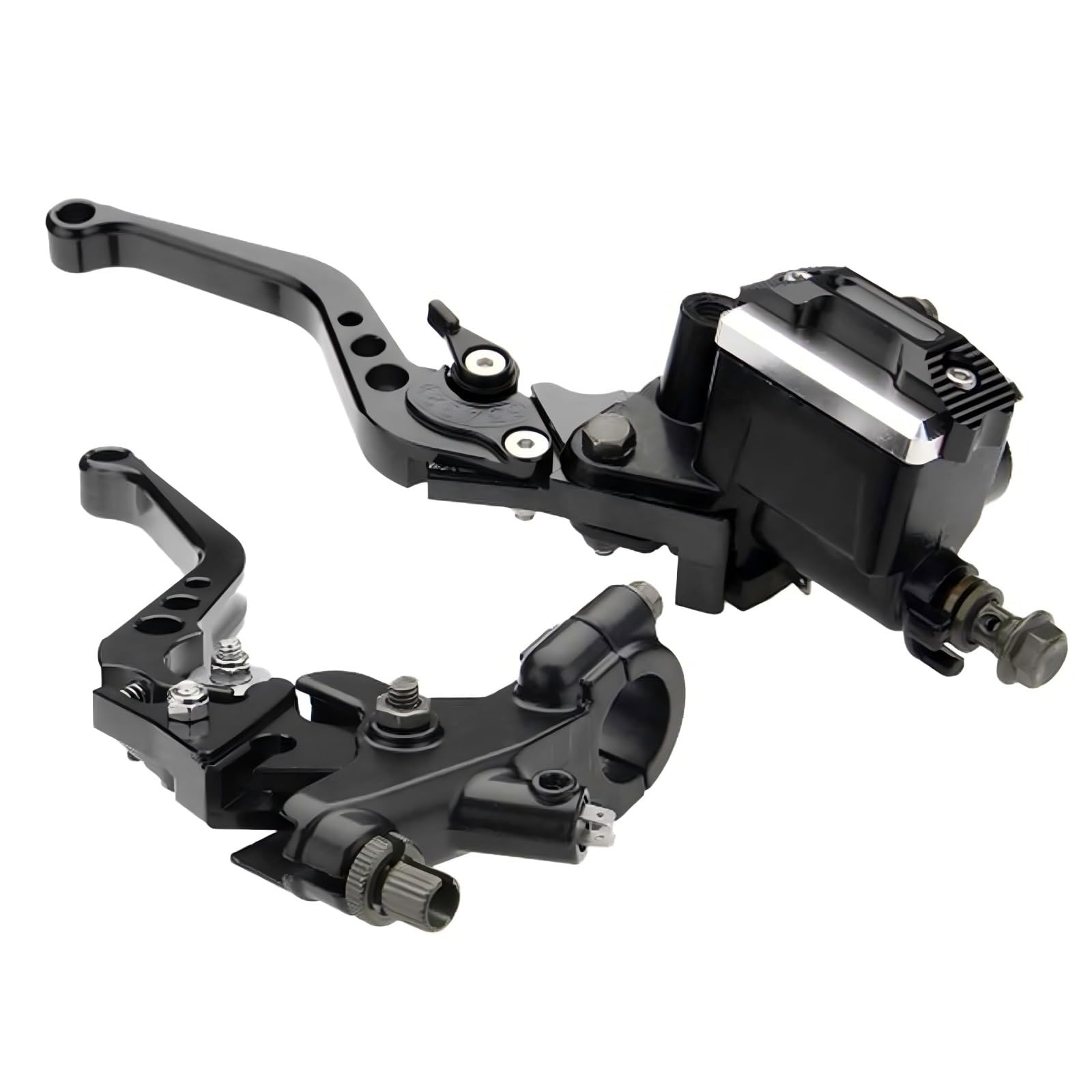 Leviers de frein de moto CNC pour rouler au quotidien avec maître-cylindre 7/8'' stable