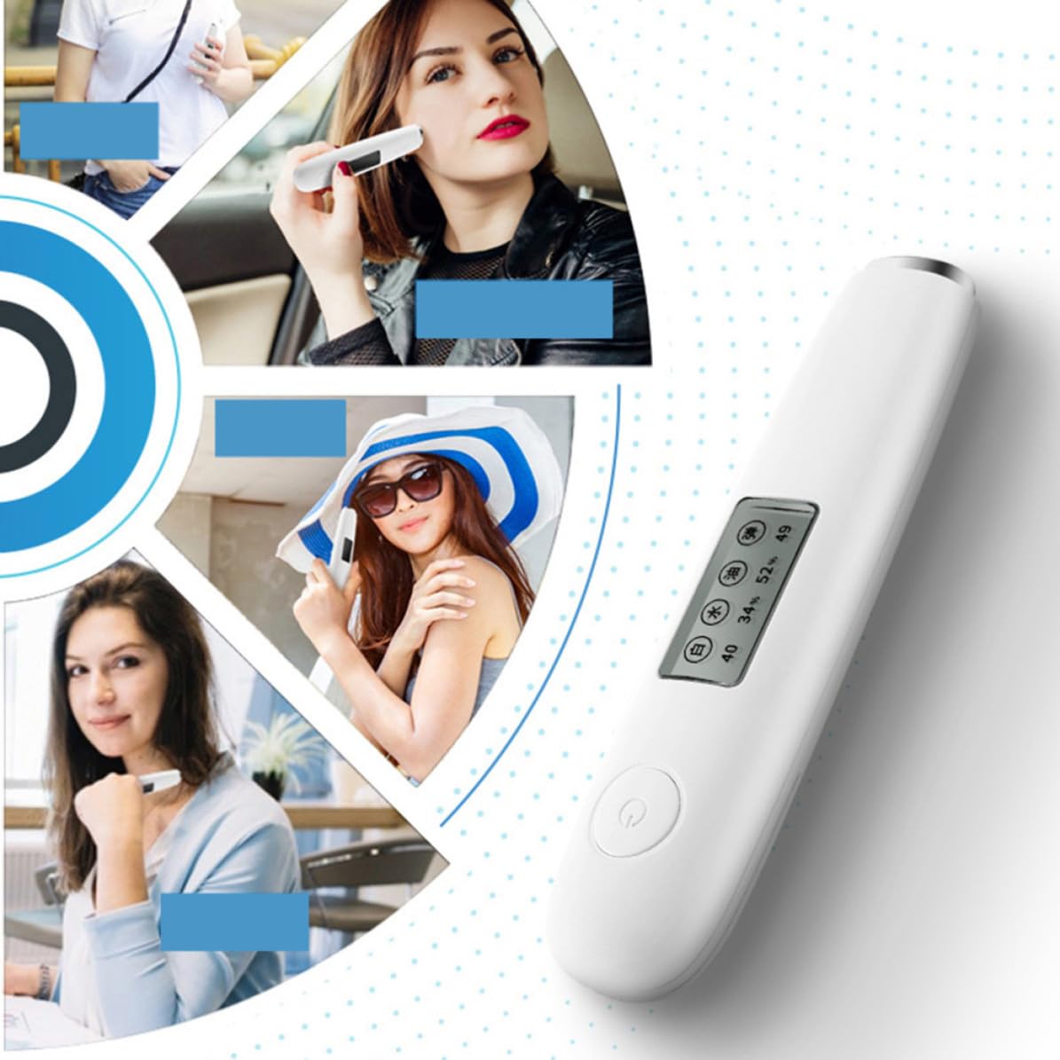 Tester per Uso ABS Cutaneo Personale Familiare Bianco