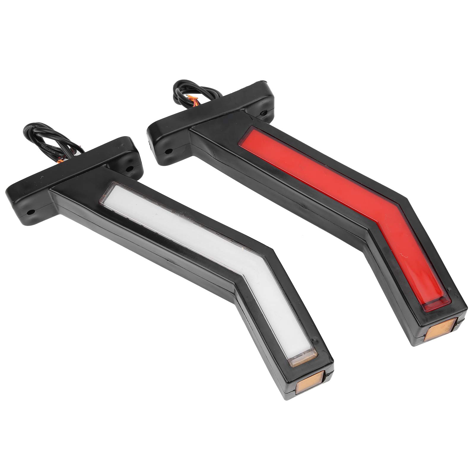 Tbest Luce di posizione laterale a LED, luce di posizione laterale a LED universale Luce di ingombro del profilo 12 / 24V sostituzione per camion rimorchio sostituzione per barche SUV