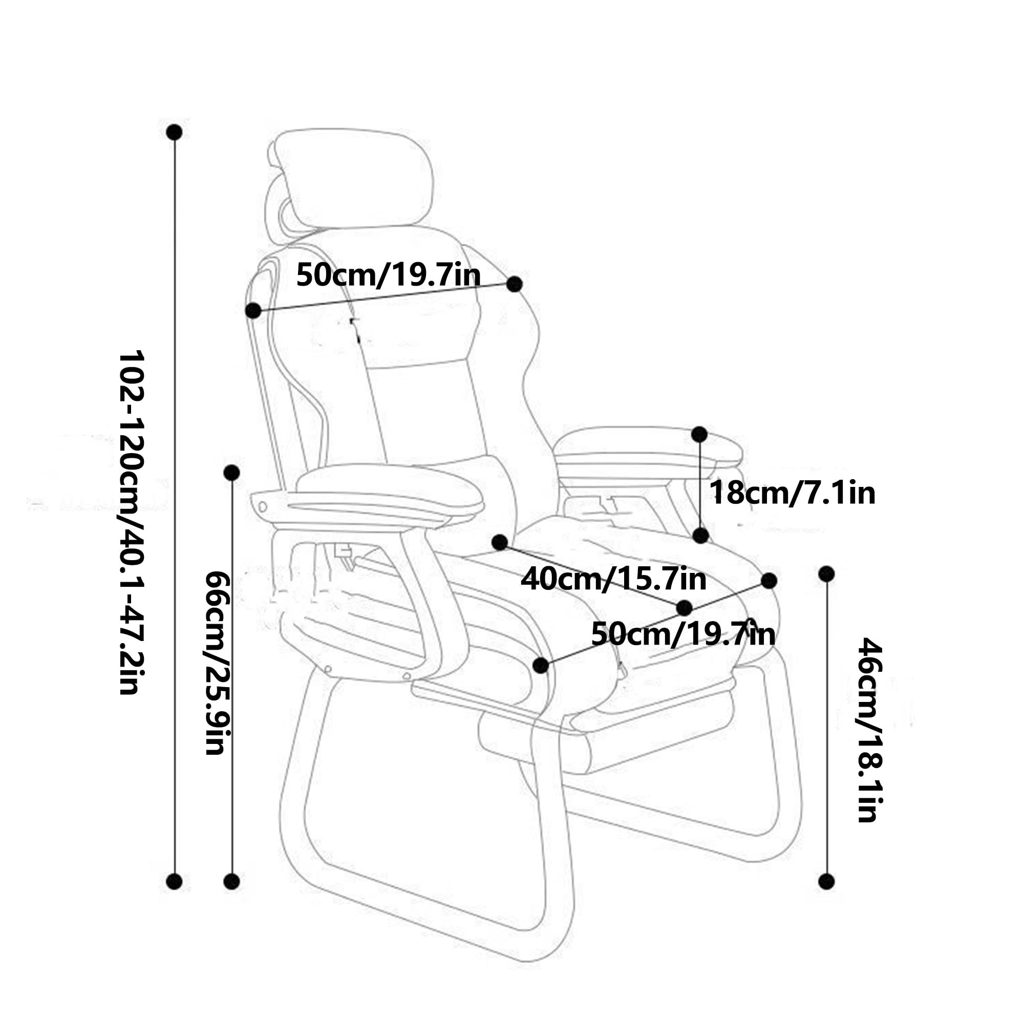 Sedia da gioco ergonomica regolabile con poggiatesta confortevole, struttura in acciaio, funzione reclinabile, ideale per lunghe ore di gioco e lavoro, supporto profondo, marrone