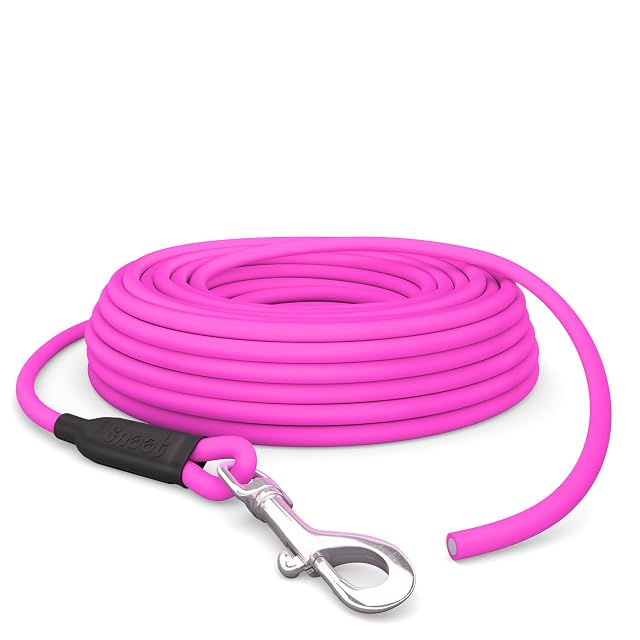 15m Arrastrar Perros Correa, Correa de Perro Impermeable Redonda Correa sin Lazo