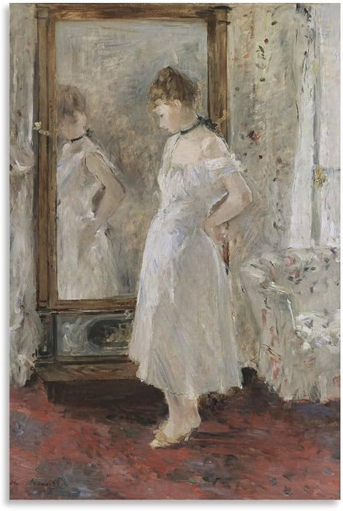 Amazon.co.jp: ベルト・モリゾのプシュケ・ミラー ウォール