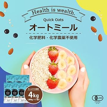 Amazon.co.jp: こめたつ オーガニック オートミール クイック