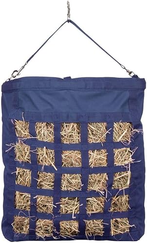 Miniatura 5 de Dura-Tech Bolsa de heno de alimentación lenta de doble cara para caballos Doble acceso para una alimentación más fácil Reduce los residuos