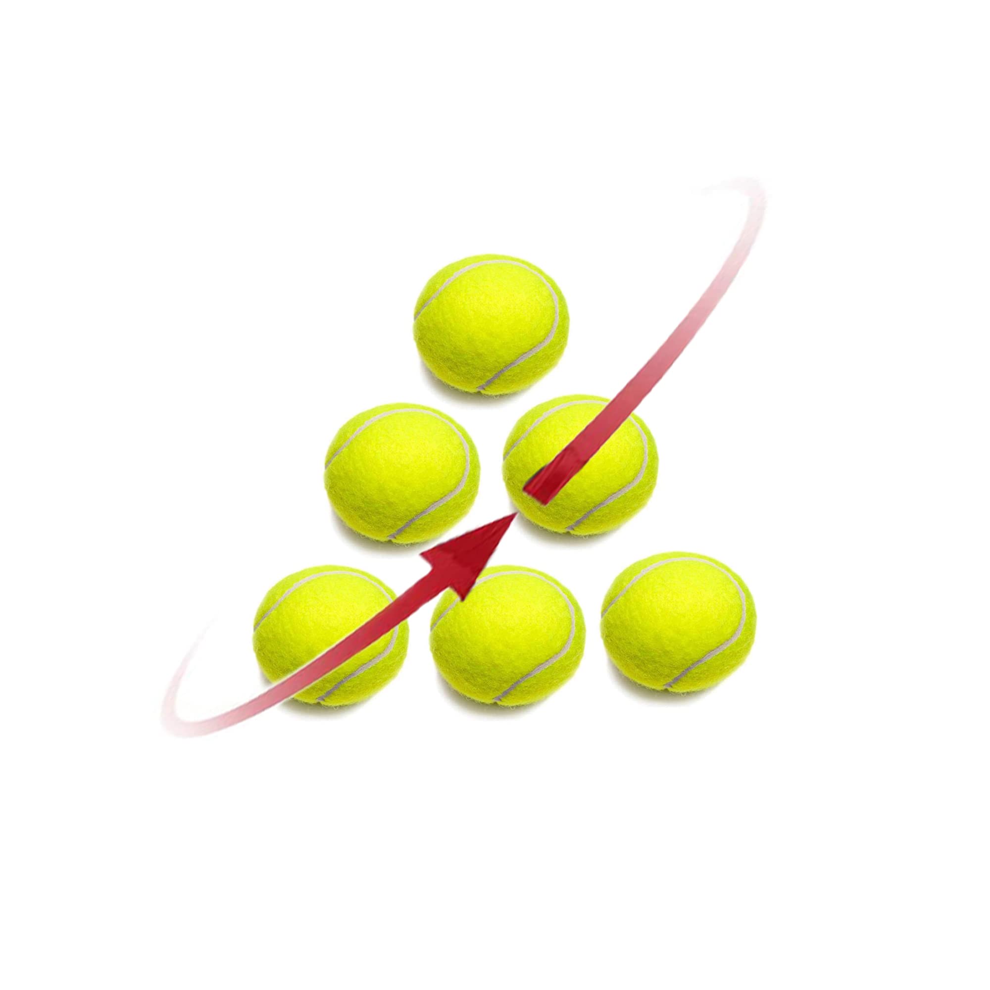 SUPRO Cricket Tennis Ball Light Weight, Made of Rubber for Cricket Training, Tennis Training, Cricket Rubber Heavy Weight Tennis Ball Pack of 6 (B09M8S2C3R) Amazon Price History, Amazon Price Tracker