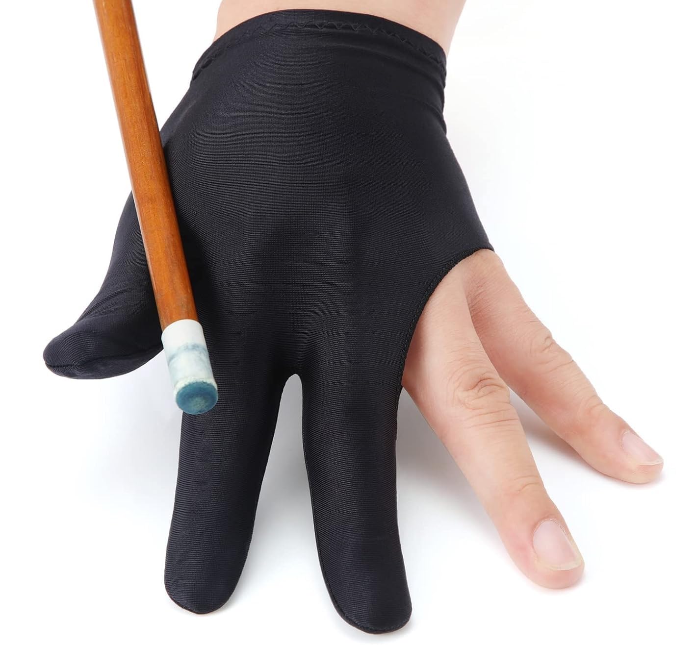 Leosportz Snooker Gloves for Pool Ball - 3 Finger Cue Gloves Nylon Table Pool Universal Gloves | Left Hand/Right Hand (2)-image-46