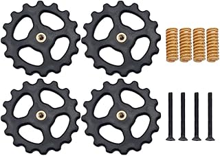 iplusmile Acessório de Impressora 3D Mola de Nivelamento M3 Conjunto de Porca Parafuso Porca de Nivelamento Torção Mão Cama Quente Carga Leve Molde de Compressão Molas Die Springs (Amarelo)