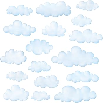 cloud decals for walls