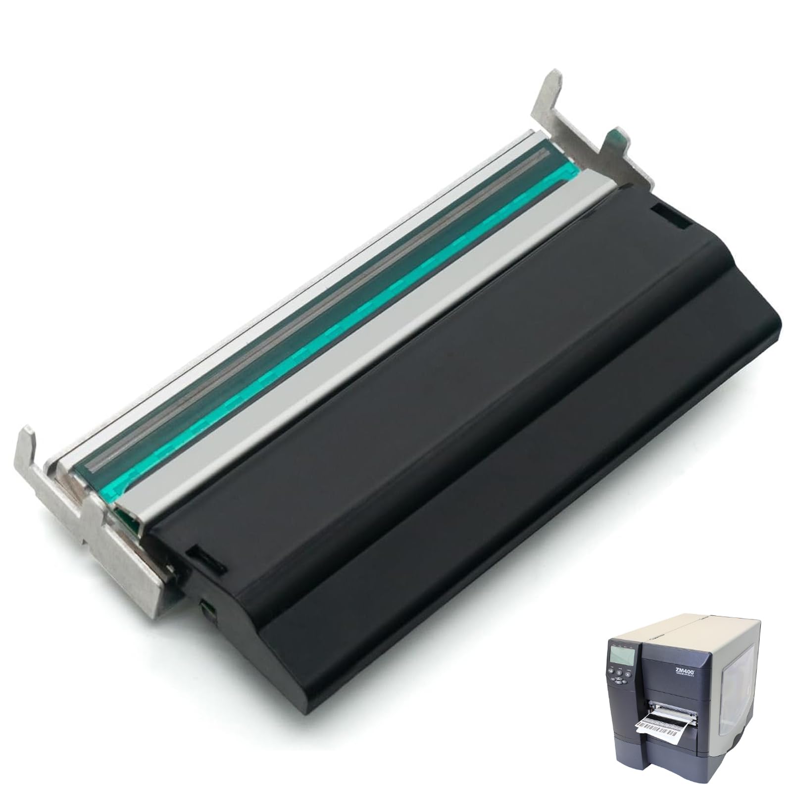 Printhead/Print Head for Zebra ZM400 203dpi Thermal Label Barcode Printer,Printer Head Accessories Support Label Maker, Printing,(P/N:79800M)