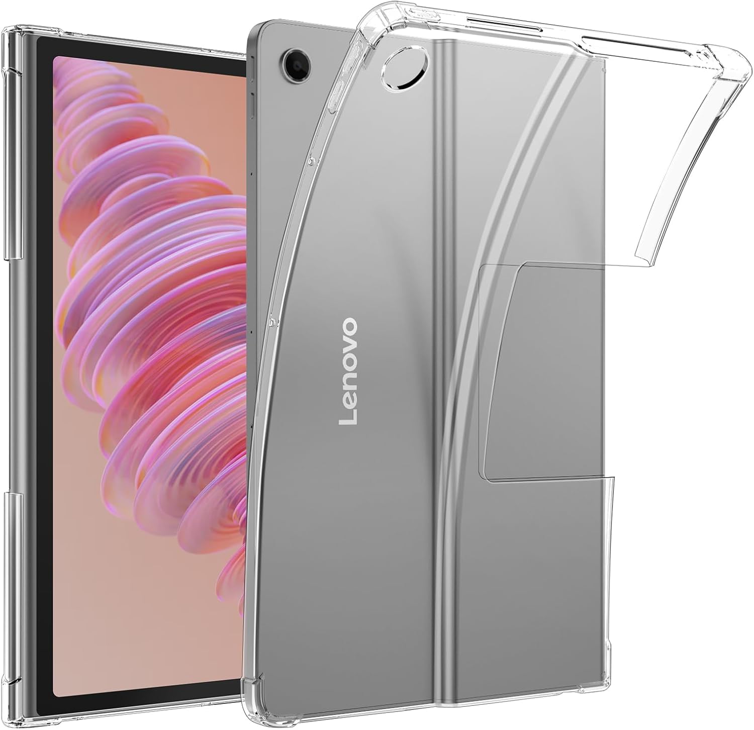 M.G.R.J® Soft TPU Transparent Back Case Cover for Lenovo Tab Plus 11.5 inch (TB351FU) (2024)