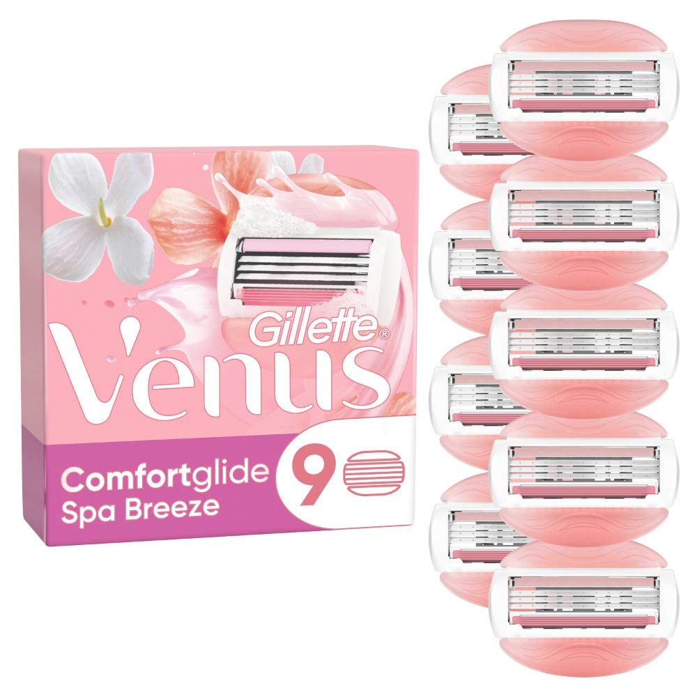 Gillette Venus ComfortGlide Spa Breeze - Cuchillas de repuesto (9 unidades, 99 g)