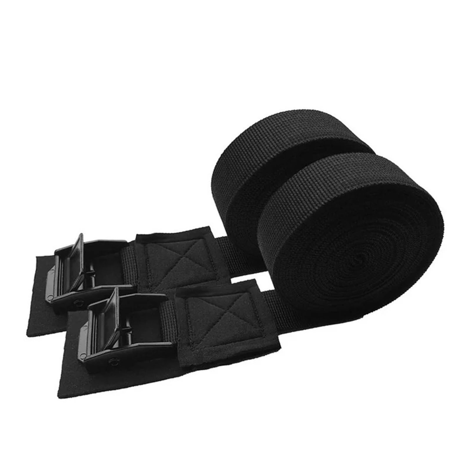 Cinghie di ancoraggio, 2 pezzi nuovi 2/3/4/5 m*2,5 cm cinghia di fissaggio nera resistente con cricchetto for bagagli, borse e carichi fibbia in metallo Dropshipping(4M)