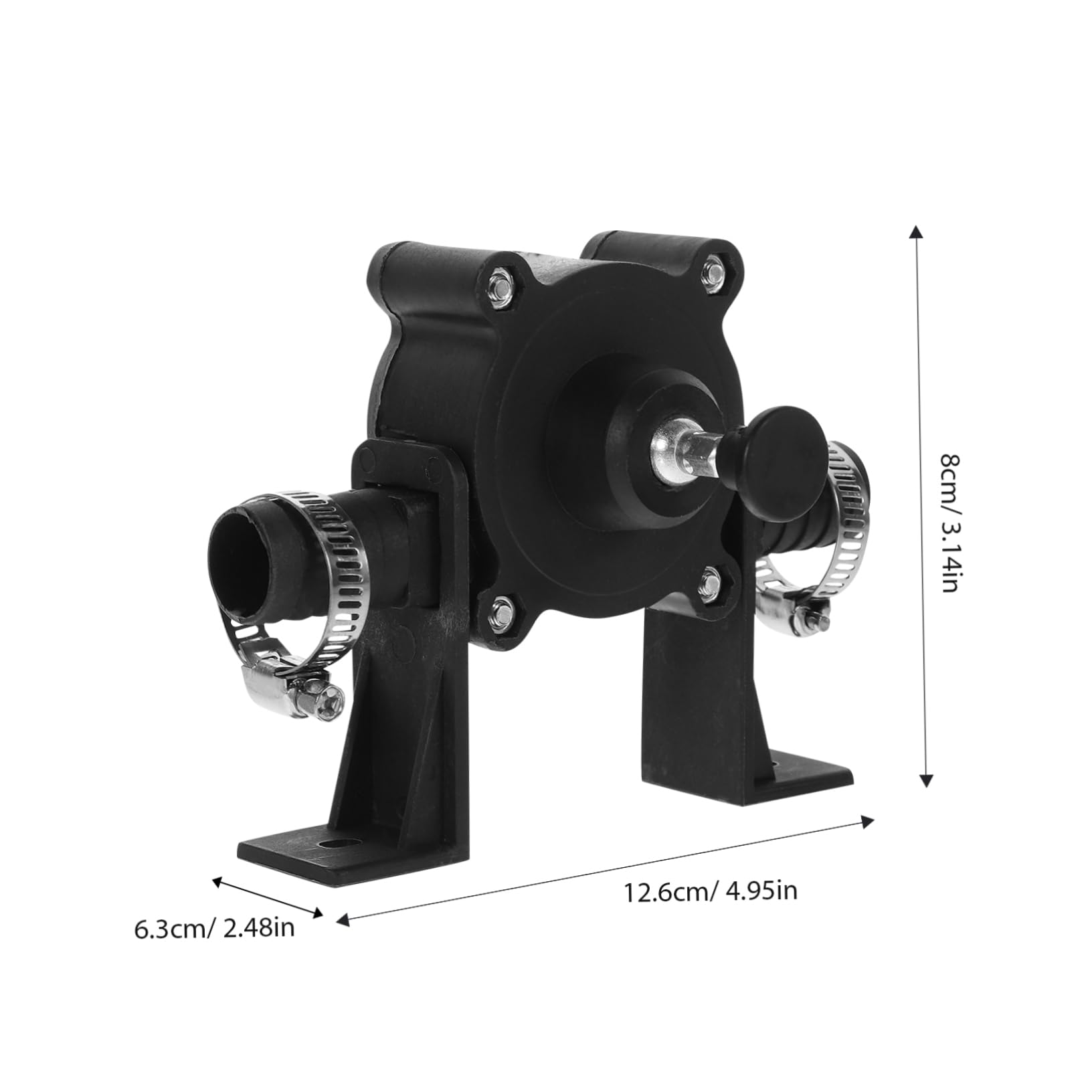 NUOBESTY 2 Set Pompa Dell'acqua Pompa Dell'acqua Autoadescante Pompe Per Acquari Sommergibili Minipompa Autoadescante Addominali Nero