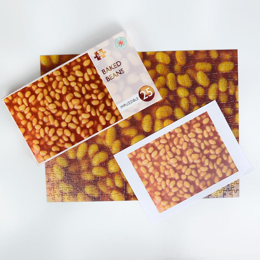 Il puzzle più difficile - Fagioli in scatola - Puzzle Impuzzible da 1000 pezzi - 66cm x 50cm - Puzzle per adulti e adolescenti, Regalo divertente, Sfida