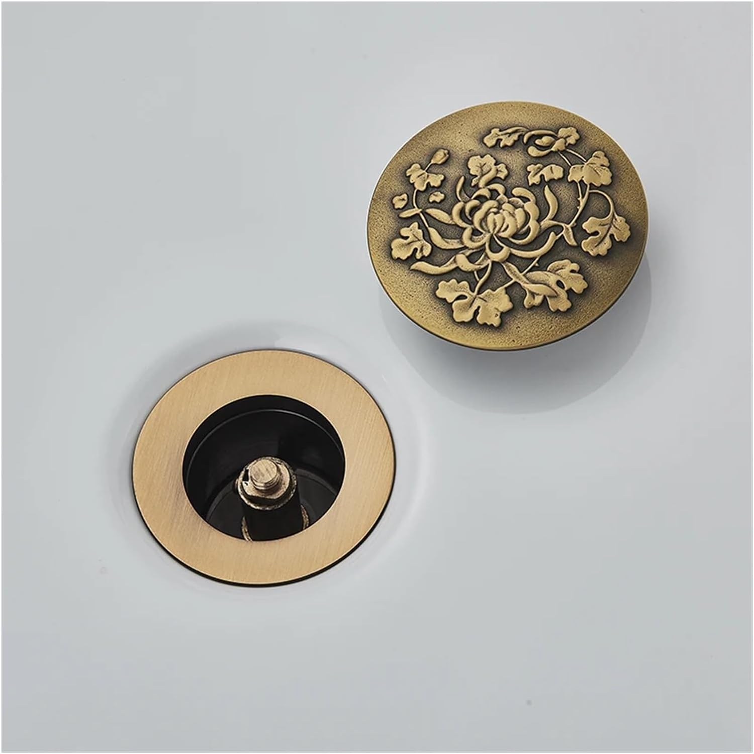 sustitución de Tapones de Fregadero Pop up, Tapón de desagüe for Lavabo de baño, tapón de desagüe emergente, Grifo for Lavabo, Accesorios de ferretería for Cocina(Chrome 1)