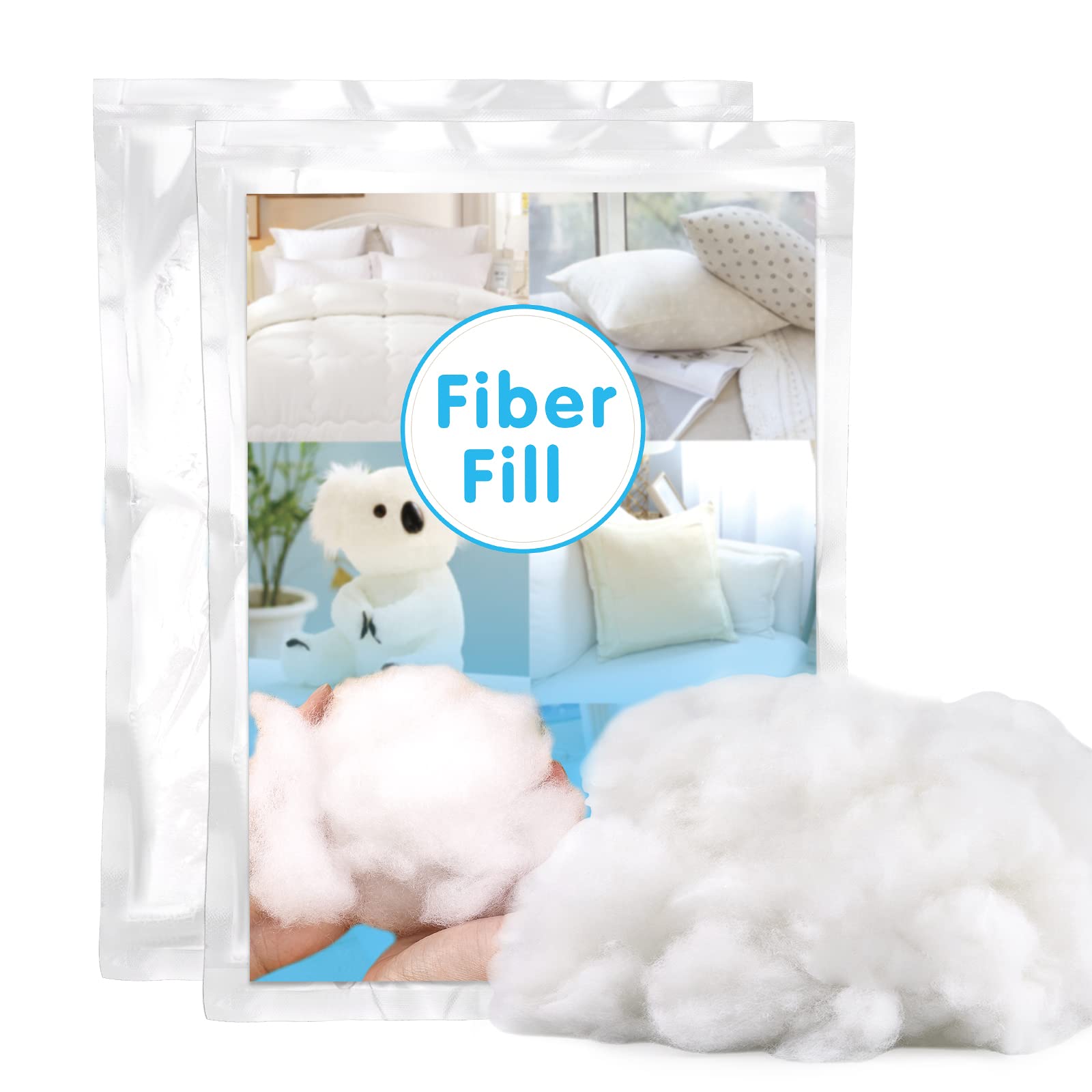 Buy 250g/8.8oz Premium Polyester Fiberfill, Polyester Fiber Fill