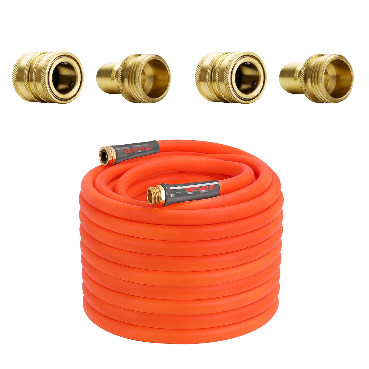 Buy YAMATIC Garden Hose 5/8 in x 50 ft Ultra Flexible Water Hose with 2
