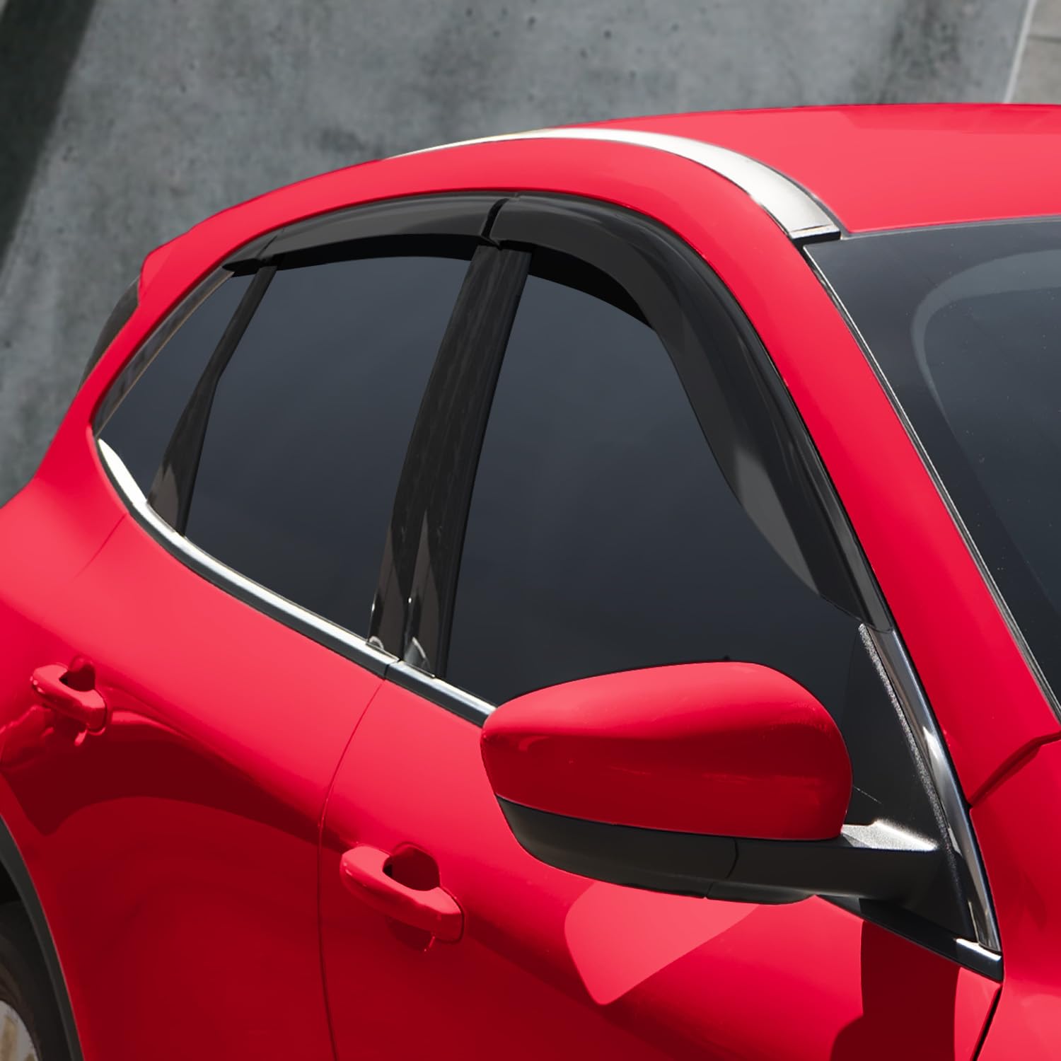 Voron Glass Deflektory compatible z Ford Kuga 19-26 (III) - Naklejana 6szt