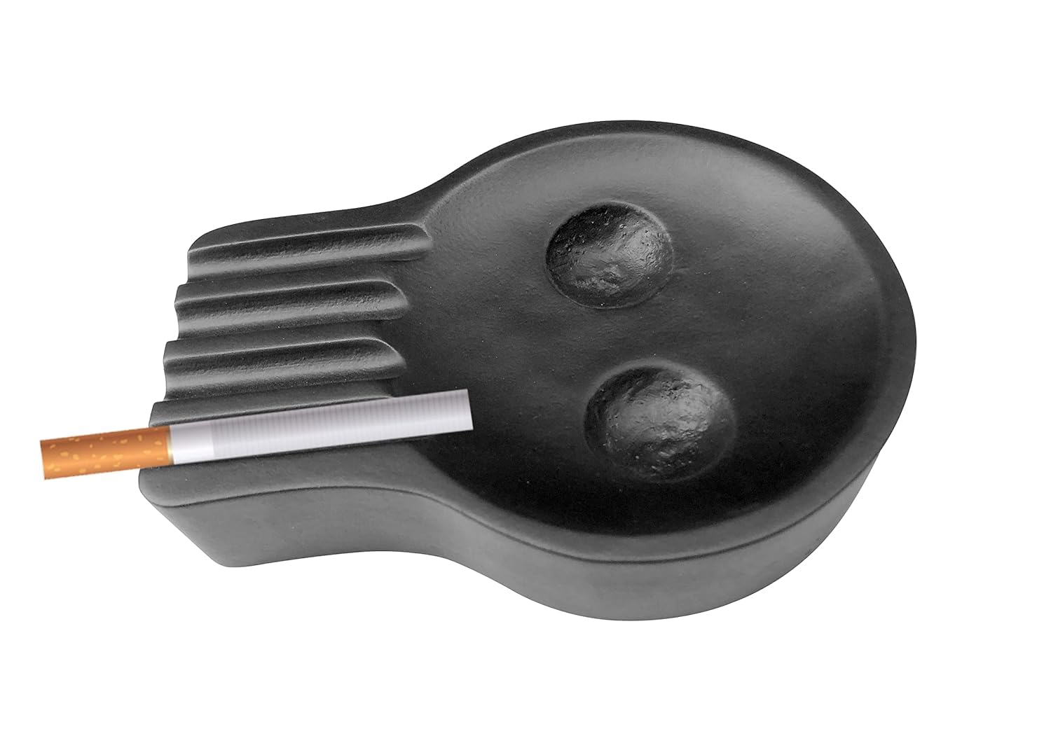 Metal touchWooden Decorative Ashtray with Cigarette Storage Handmade Ashtray with Cigarette 4 Spots Smoking for Home, Car, Garden, (13, 10 .3 CM)-image-36
