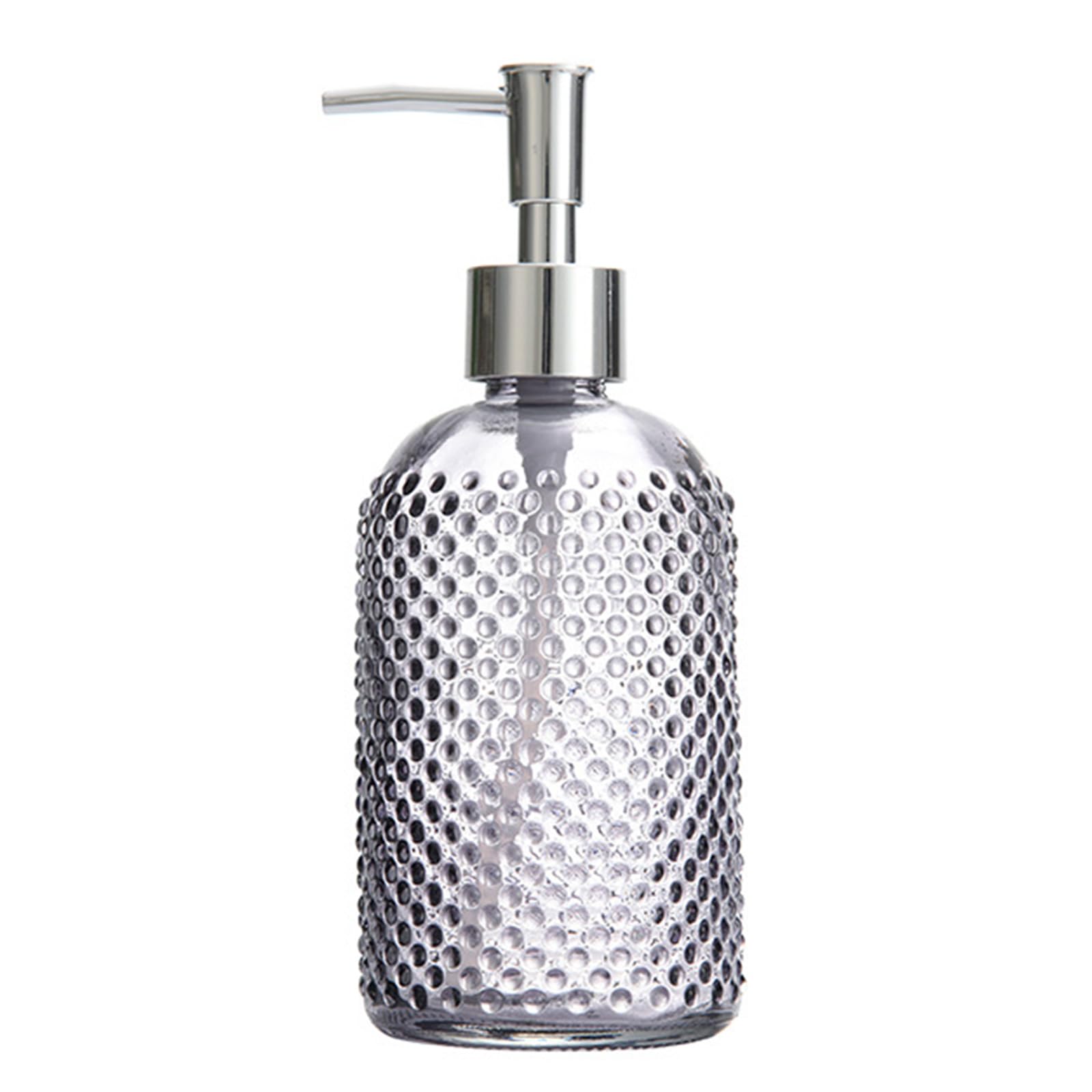 Glass Liquid Dispenser for Bathroom Kitchen NonDrip Pumps Pumps 400ml Capacity Liquid Soap Dispenser for Kitchen and Bathroom
