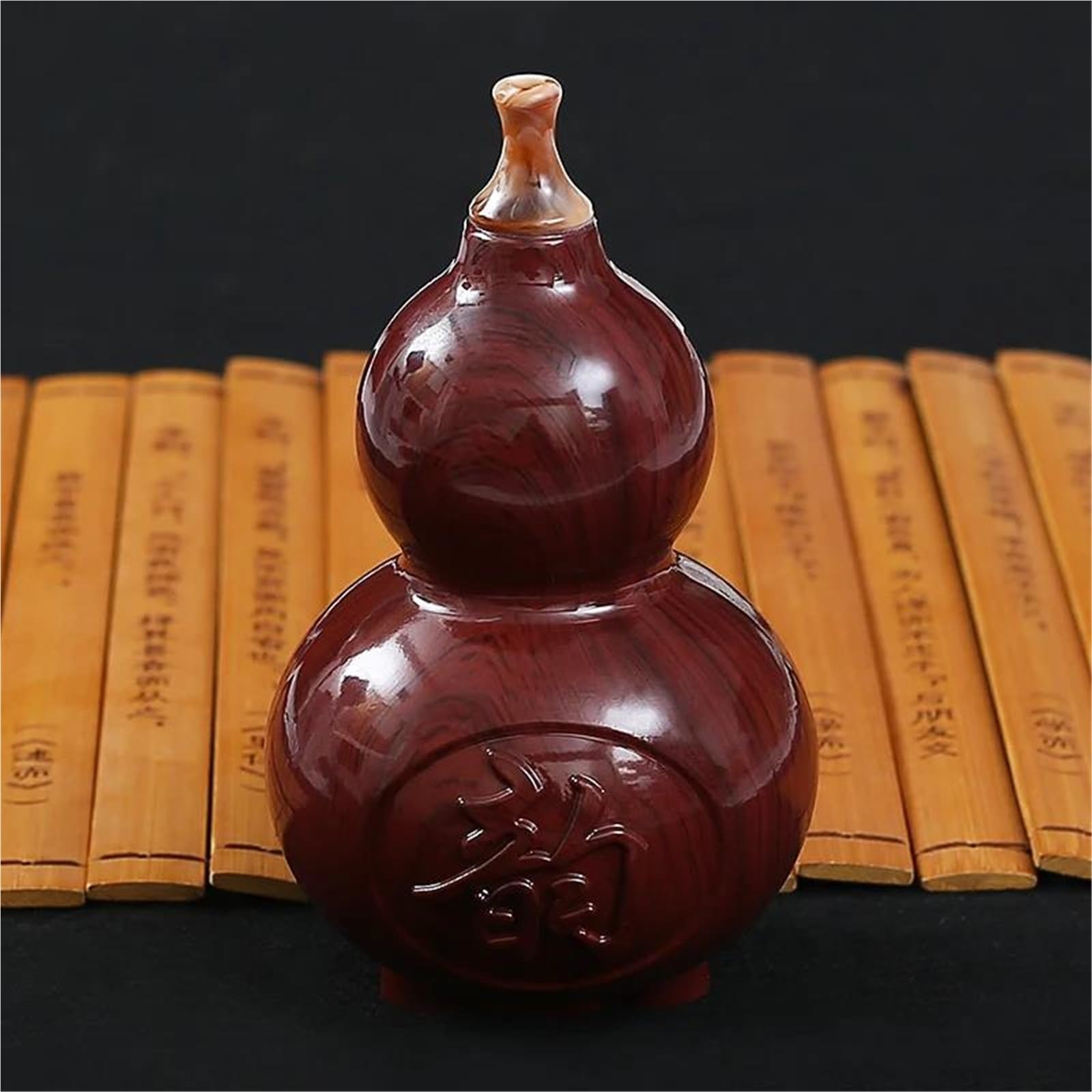 Instrumento De Flauta Hulusi Flauta De Cucurbitáceas Instrumento Musical Étnico Chino Hecho A Mano Llave Hulusi C/bb De Bambú Con Estuche Para Principiantes De Música(Red,B)
