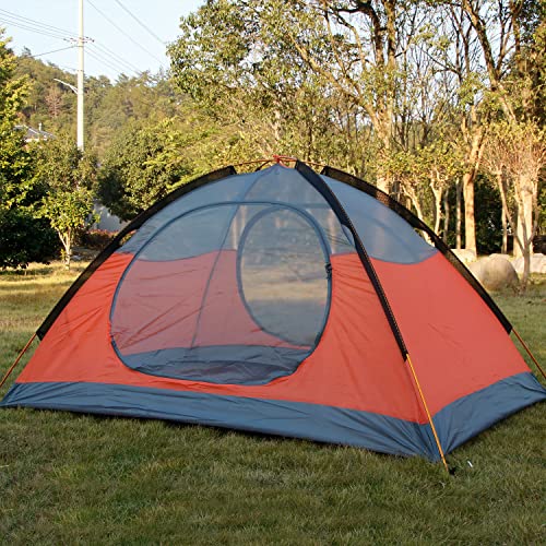 3-4-Season-2-3-Person-Lightweight-Backpacking-Tent-Windproof-Camping-Tent-Awning-Family-Tent-Two-Doors-Double-Layer-with-Aluminum-rods-for-Outdoor-Camping-Family-Beach-Hunting-Hiking-Travel