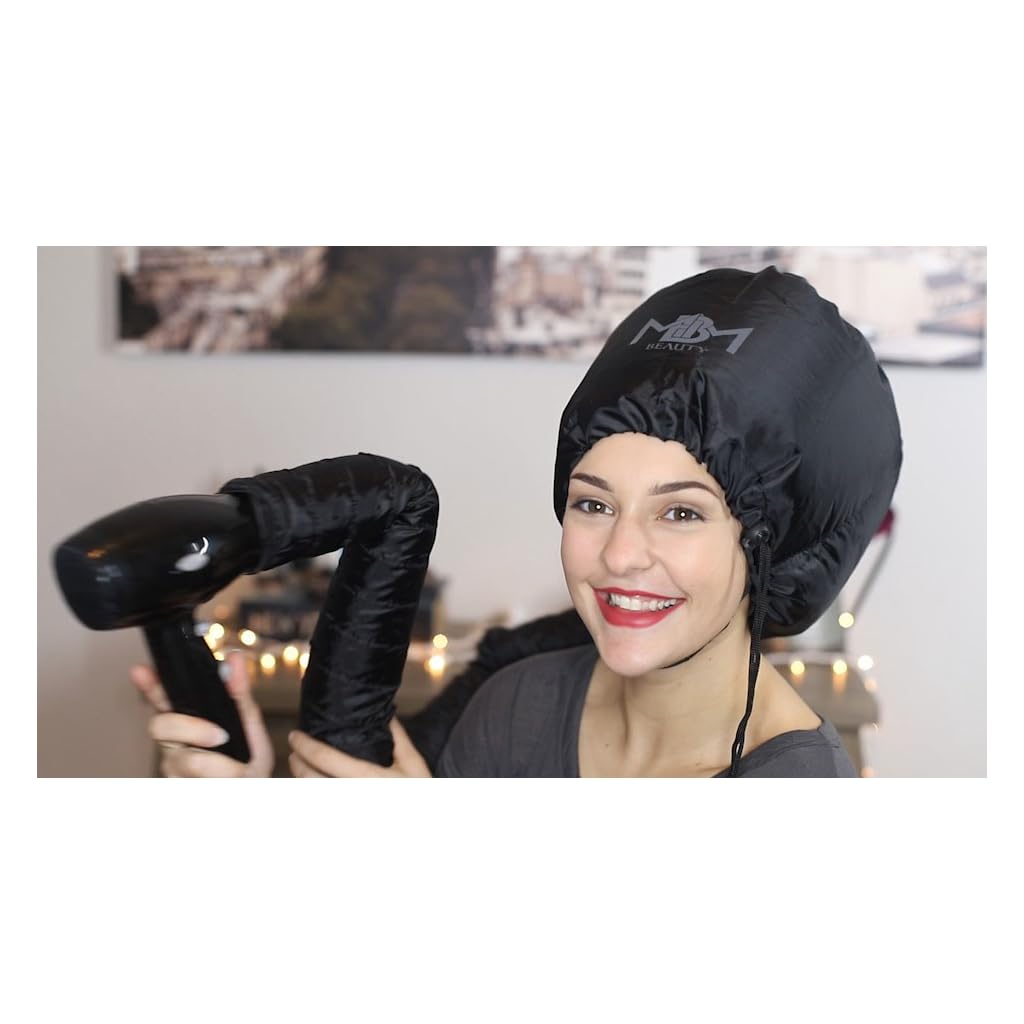 Hair Dryer AttachmentW/ 10 Silicone Hair CurlersExtra Large