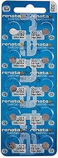 10 x Renata Swiss 321 Watch Batteries, 0% Mercury equivilate SR616SW