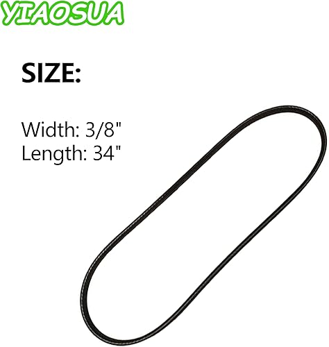 (3L-34) 954-04176A Reemplazo de correa de transmisión de borde crudo MTD Troy Bilt 954-04176 754-04176A 754-04176 TB83KXP TB86KXP TB866XP TB866XP
