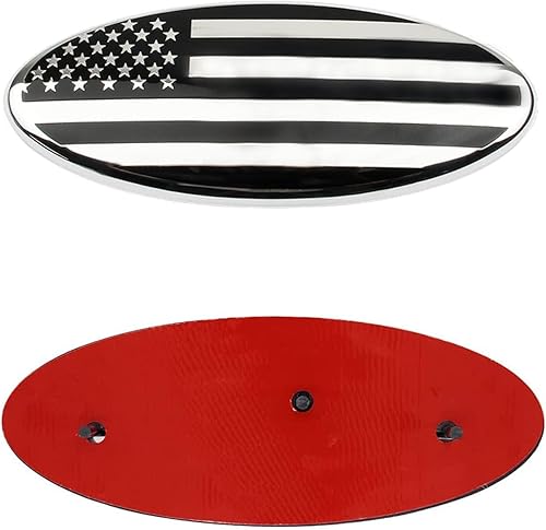 para Ford Emblem, emblema de parrilla delantera de 9 pulgadas para portón trasero para 04-14 F150, 11-14 Edge, 11-16 Explorer, 06-11 Ranger, 07-14