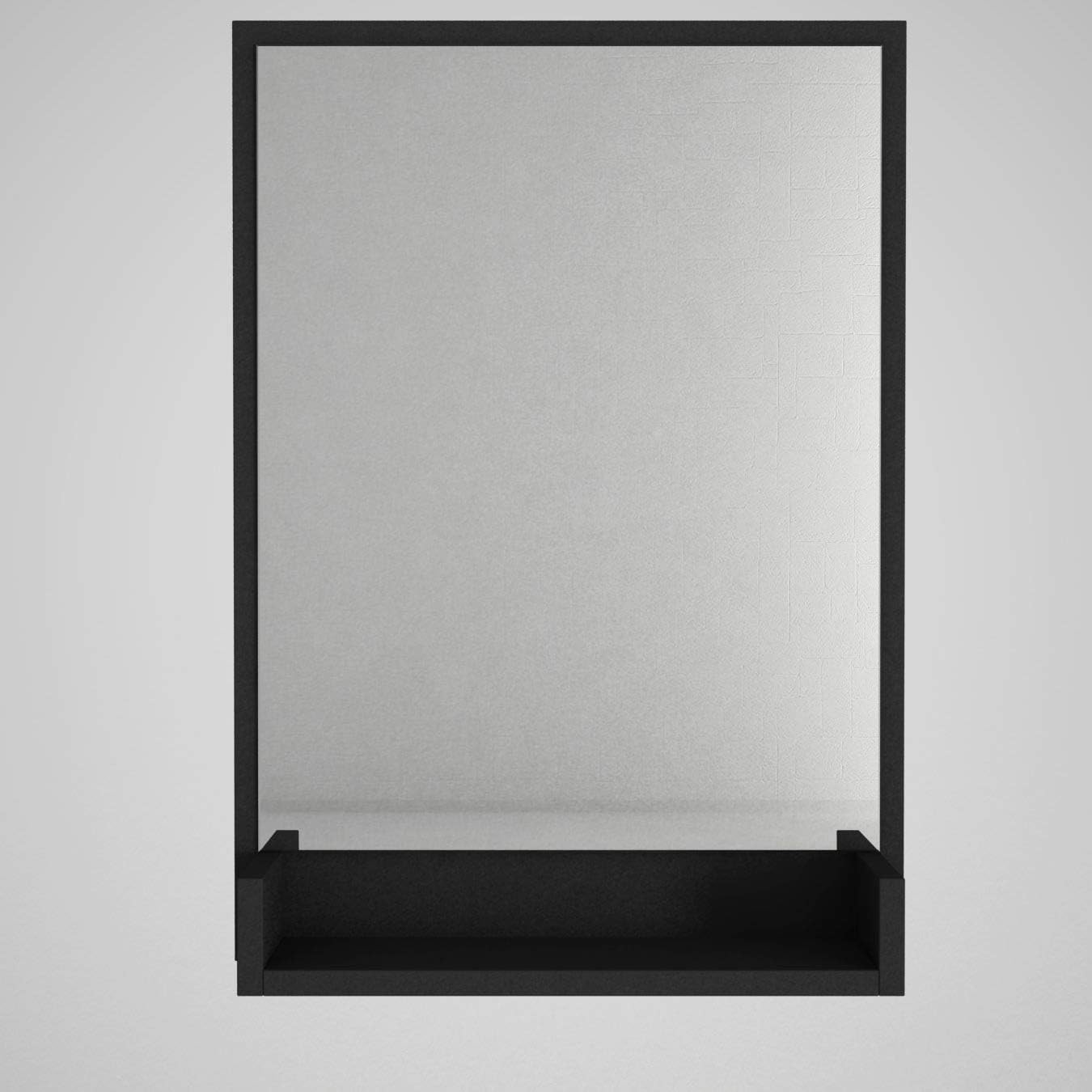 moebel17 Costa 4364 Black Wall Mirror Bathroom Mirror Hallway Mirror