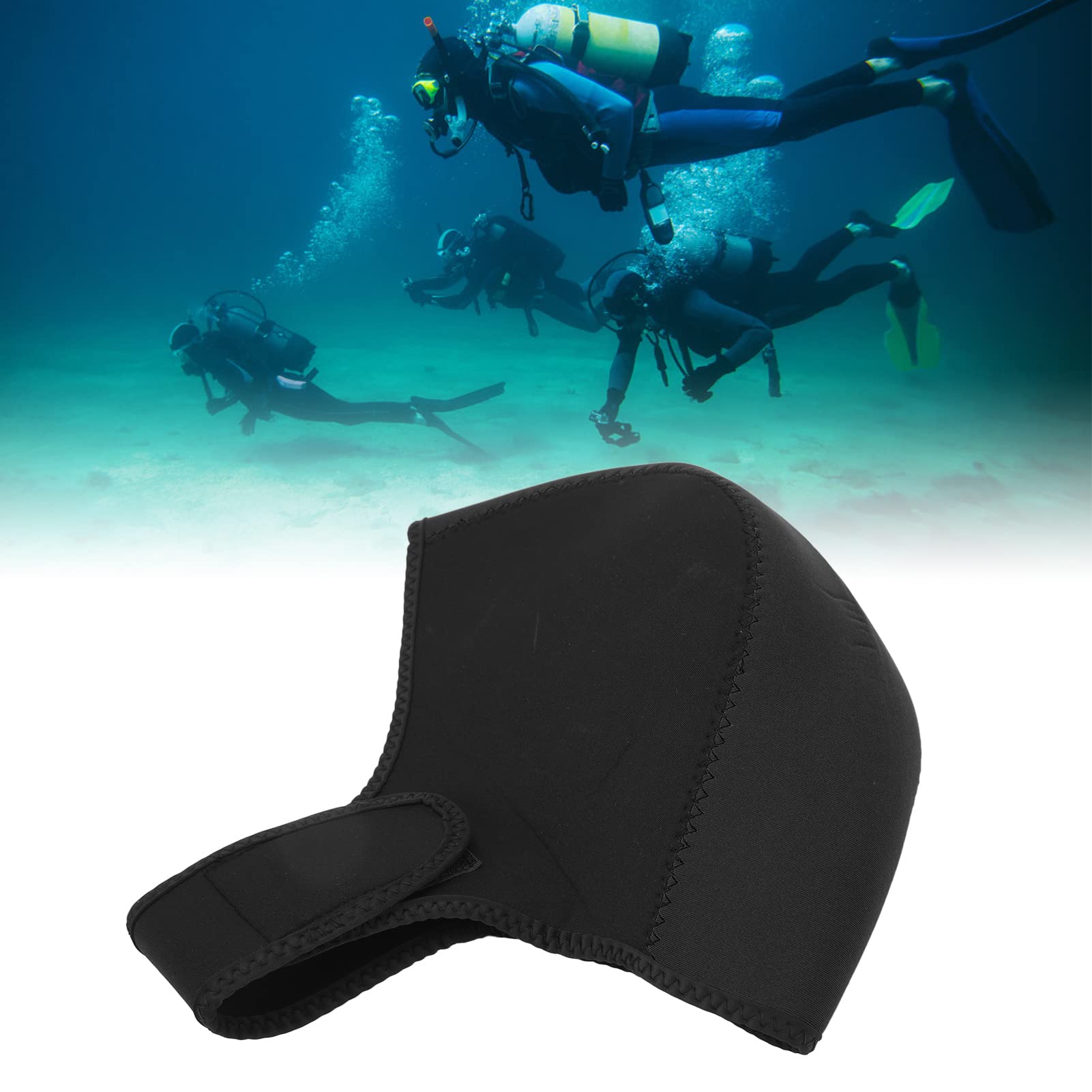 Tbest Cagoule de Plongée sous-Marine, Cagoule de Plongée sous-Marine, Natation, Surf, Cagoule de Plongée, Protection Solaire UV, Casquette de Plongée à Séchage Rapide pour Hommes et