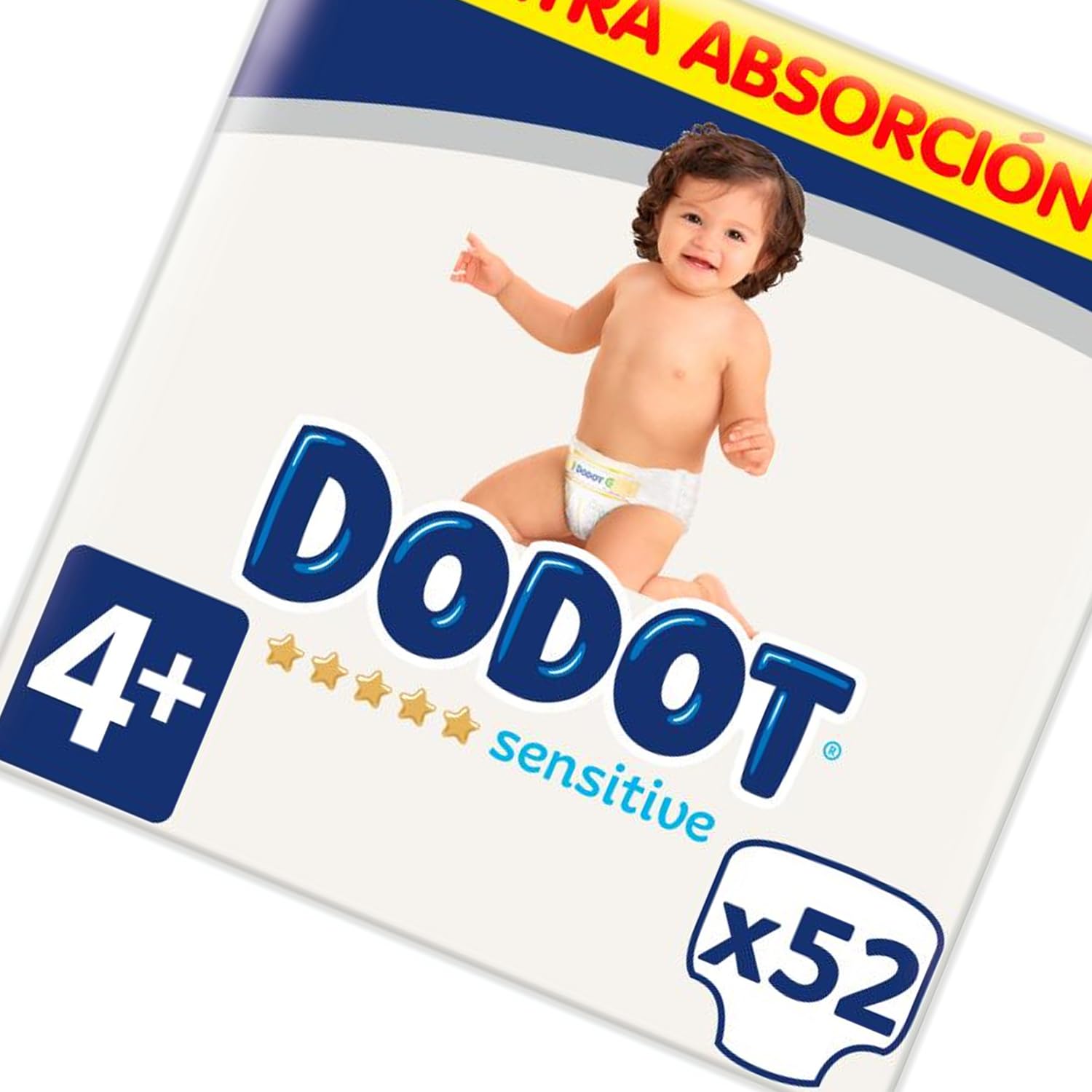 Dodot Sensitive Windeln Gr. 4+, 52 Windeln - 10-15 kg