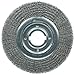 Weiler 06160 10" Medium Face Crimped Wire Wheel , .014" Steel Fill, 2" Arbor Hole, Made in the USA