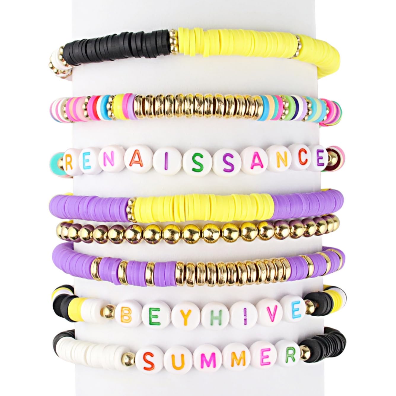 ARZASGO Friendship Bracelets Colorful Bracelet Set for Women Outfits Jewelry Set Fans Gifts
