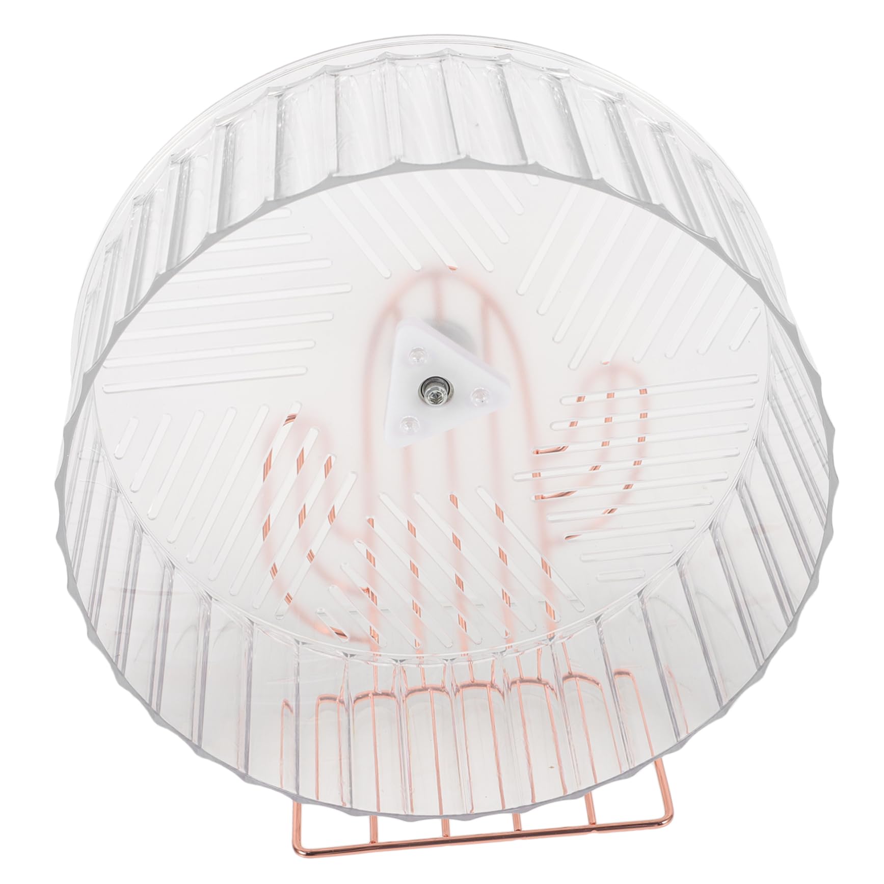 Beavorty Roue D’Exercice pour Hamster et Chinchilla, Base Stable en Plastique et Alliage, pour Cage, Favorise L’activité et Réduit L’Ennui