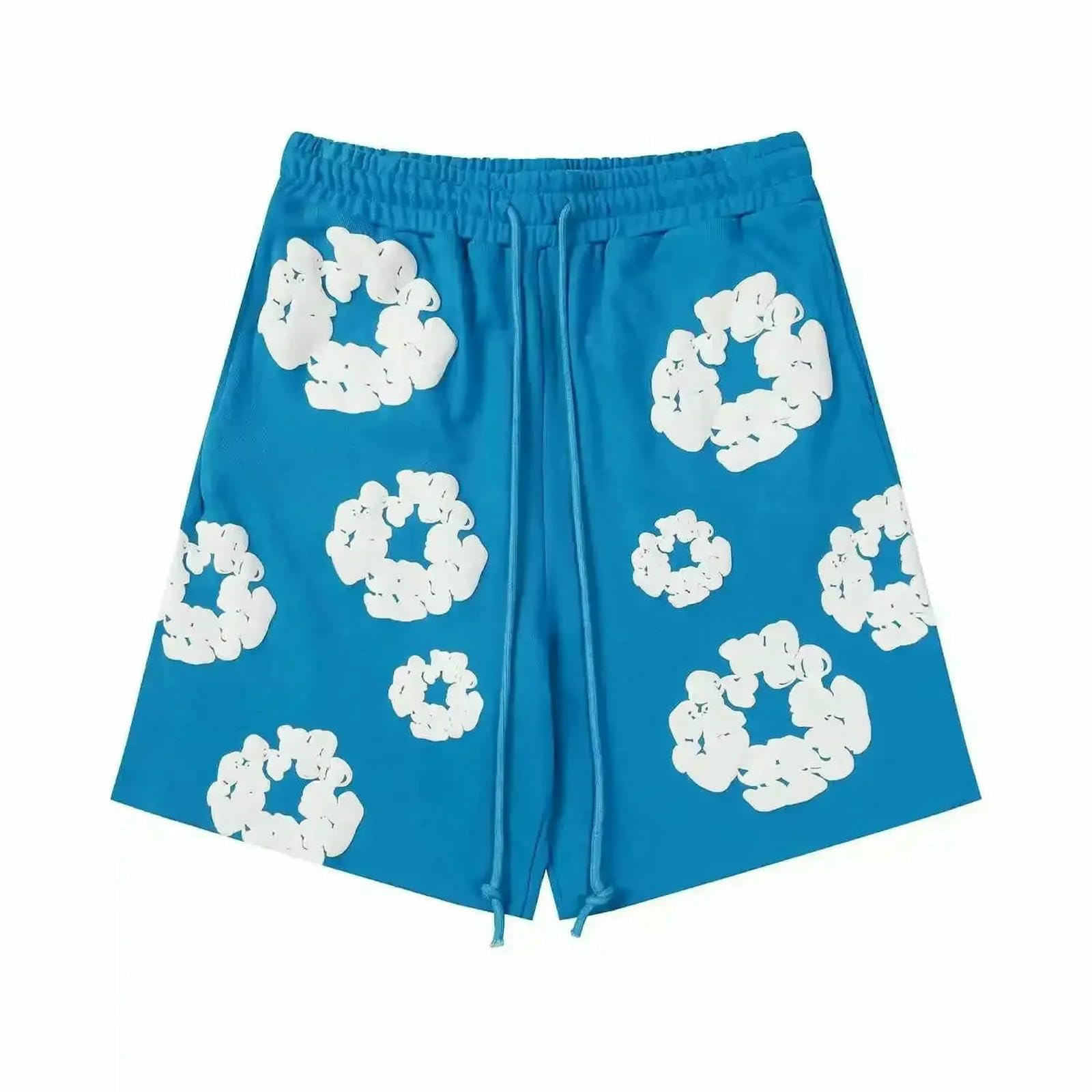 Pantaloncini Nuovi Pantaloni da Spiaggia Estiva Casual Americano Kapok Stampato Short di Fiori Vacanze All'aperto per Uomini Maschi-d12131-s