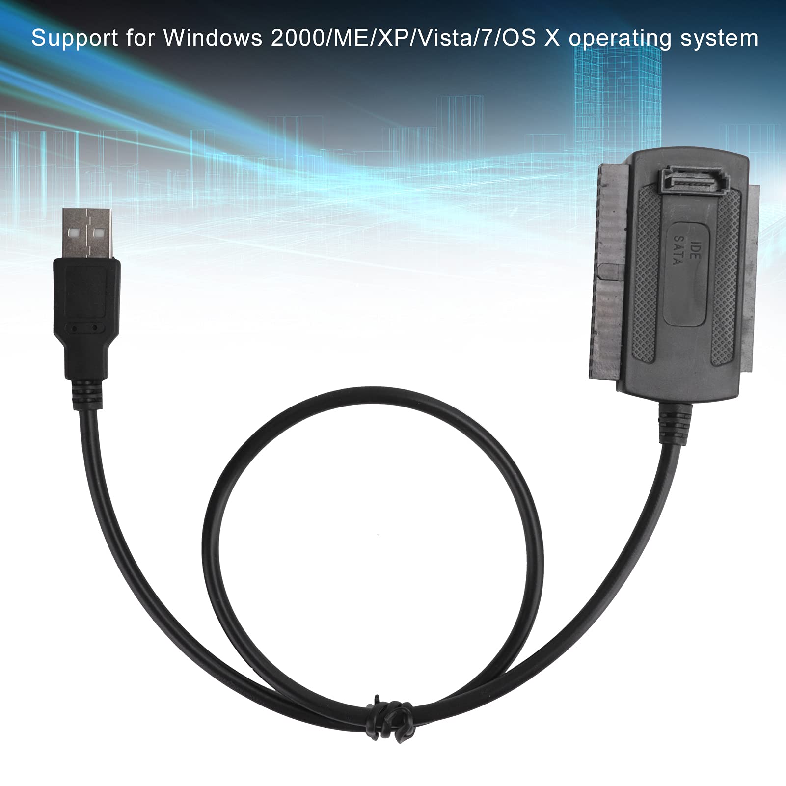 Câble Adaptateur / Convertisseur USB 2.0 Vers Disque Dur SATA