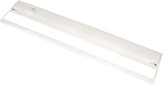 LED Under Cabinet Lighting by NSL - Dimmable Hardwired or Plugged-in installation - 3 Color Temperature Slide Switch - Warm White (2700K), Soft White (3000K), Cool White (4000K) - 18 Inch White Finish - coolthings.us