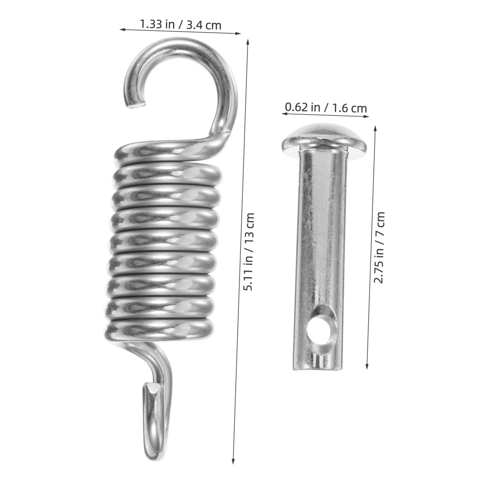 Abaodam Multi-use Swing Hanger Kit Heavy Duty Spring Steel Swing Hanger Swivel Hook Egg Chair Hanging Chair