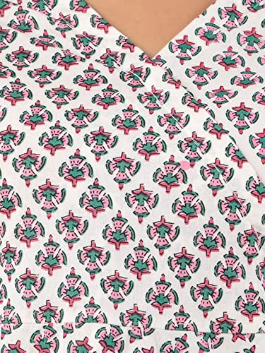 Image of feranoid Women Cotton Angrakha Kurti