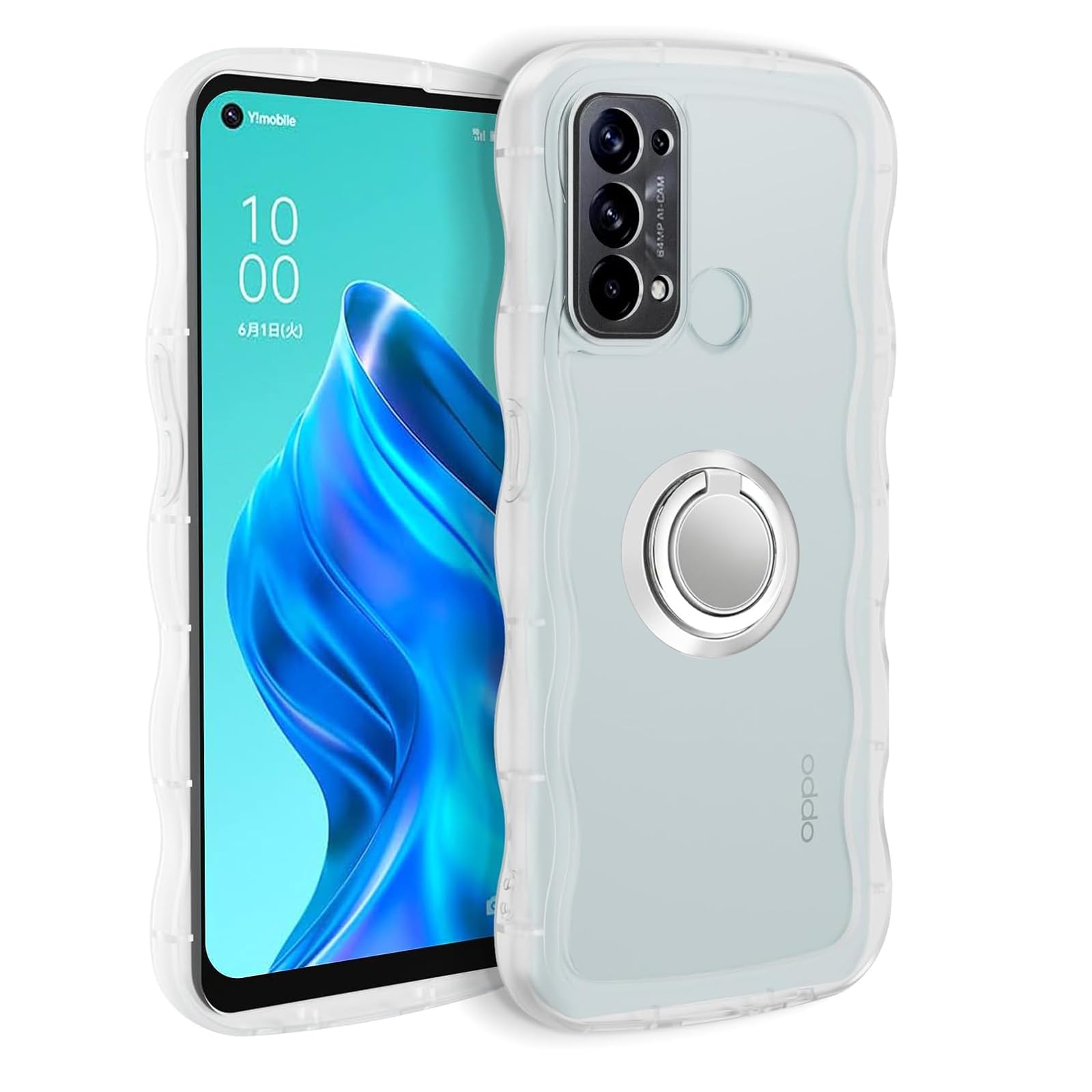 Amazon.co.jp: Casesmo Oppo Reno5 A 用 ケース かわいい リング付き