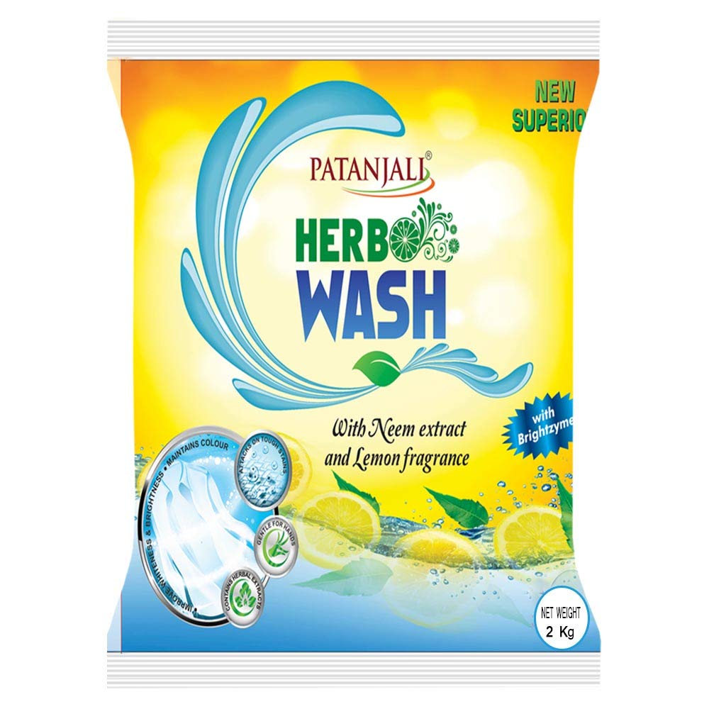 Patanjali Herbo Wash Detergent Powder - 1Kg